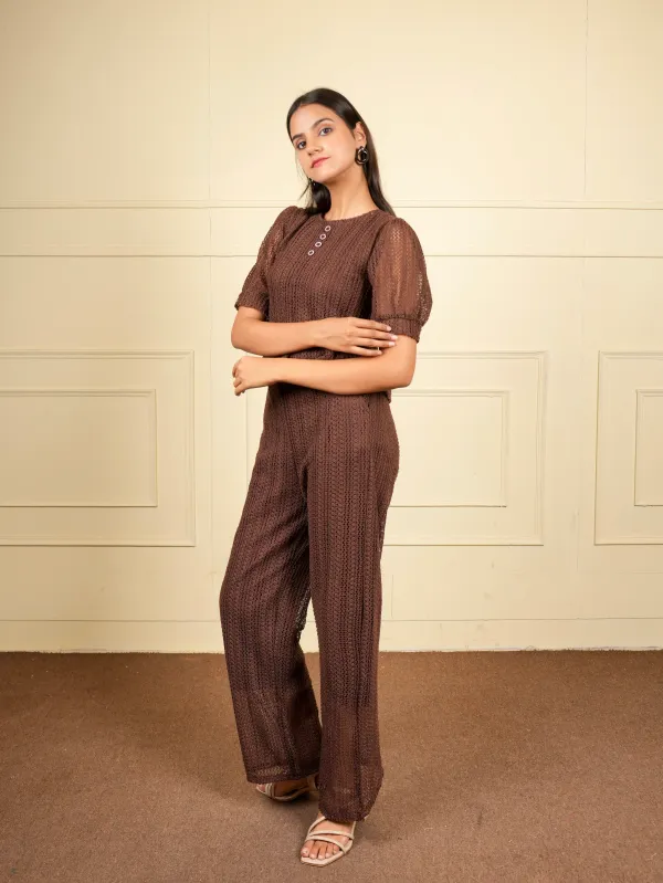 Rust_Brown_Korean_Co-Ord_Set_For_Women