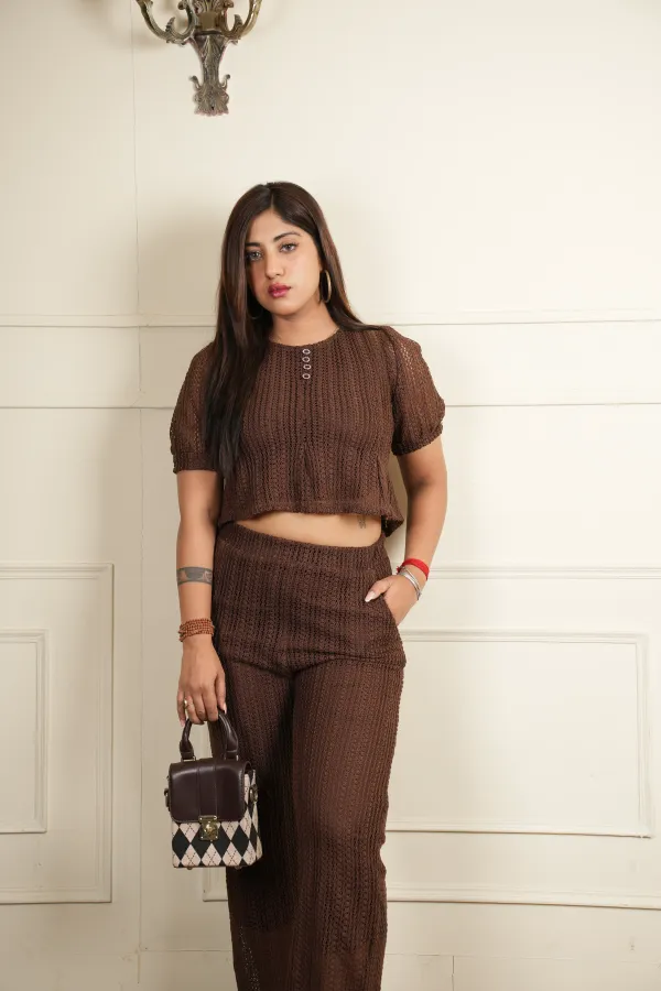 Rust_Brown_Korean_Co-Ord_Set_For_Women