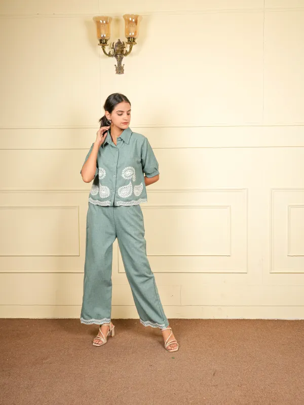 Teal_Green_Teal_Linen_Co-Ord_Set_For_Women