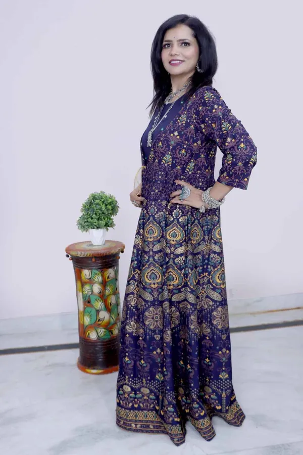 Multicolor_Printed_Maxi_Gown_With_Tassel_Tie-Up_For_Women