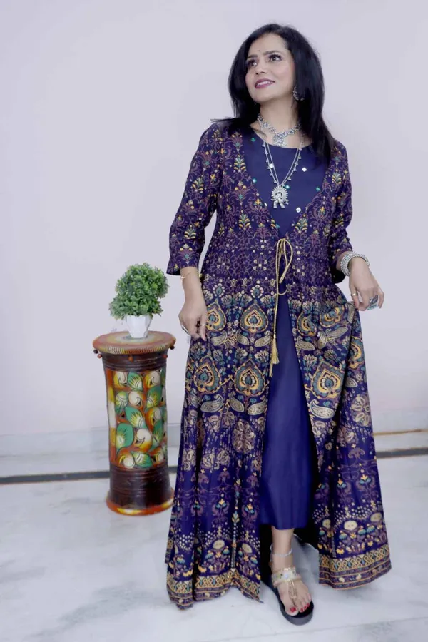 Multicolor_Printed_Maxi_Gown_With_Tassel_Tie-Up_For_Women