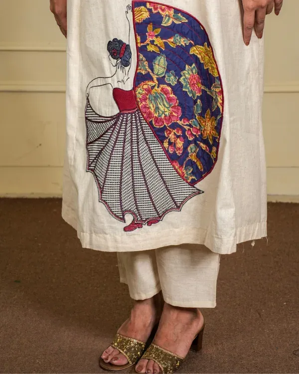 Off_White_Cotton_Co-Ord_Set_With_Subtle_Thread_Detailing_For_Women