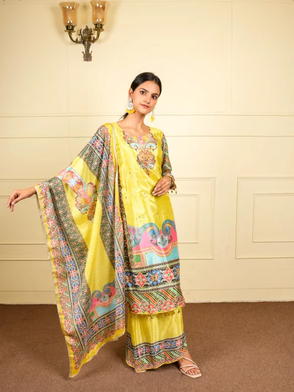 Yellow_Trendy_Design_Co-Ord_Set_For_Women