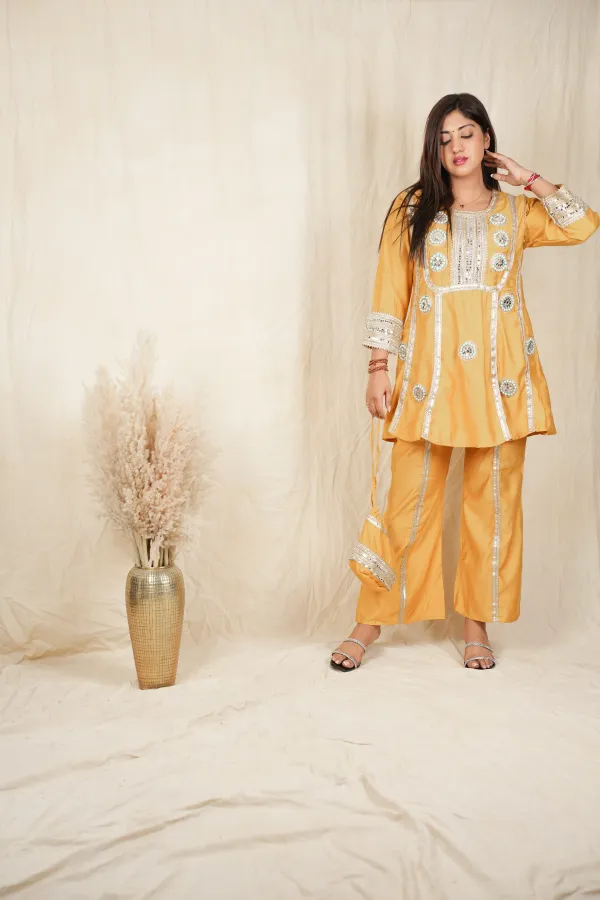 Yellow_Trendy_Design_Co-Ord_Set_For_Women