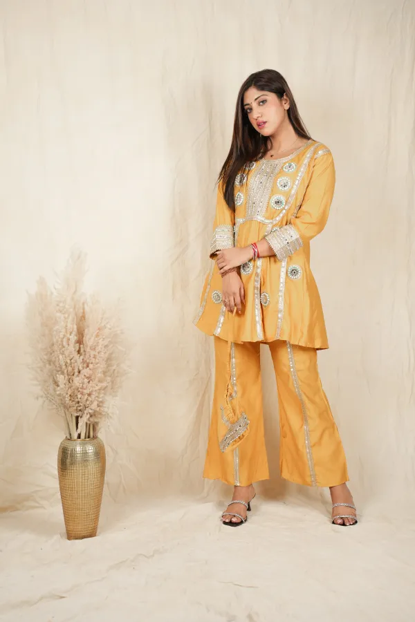Yellow_Trendy_Design_Co-Ord_Set_For_Women