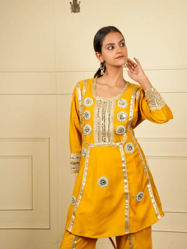 Yellow_Trendy_Design_Co-Ord_Set_For_Women