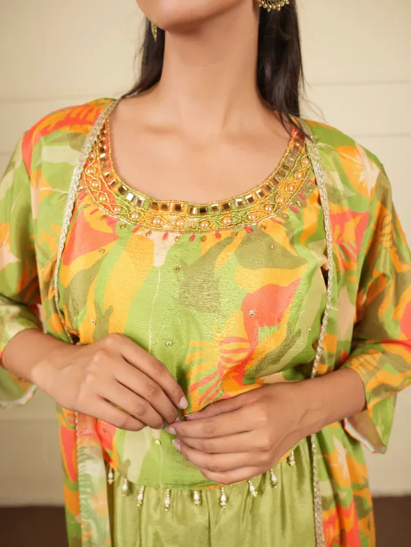 Green_Party_Wear_Designer_Co-Ord_Set_For_Women
