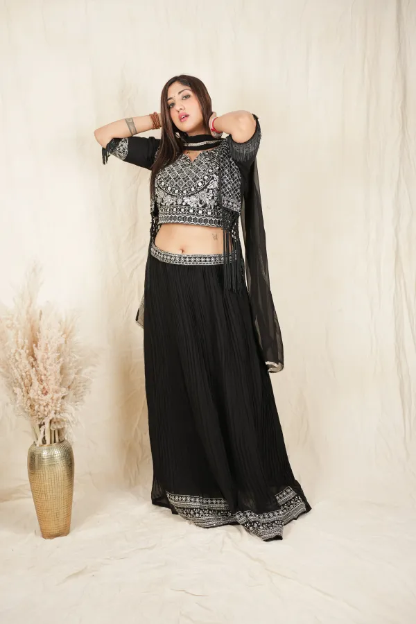 Black_Trendy_Design_Party_Wear_Co-Ord_Set_For_Women