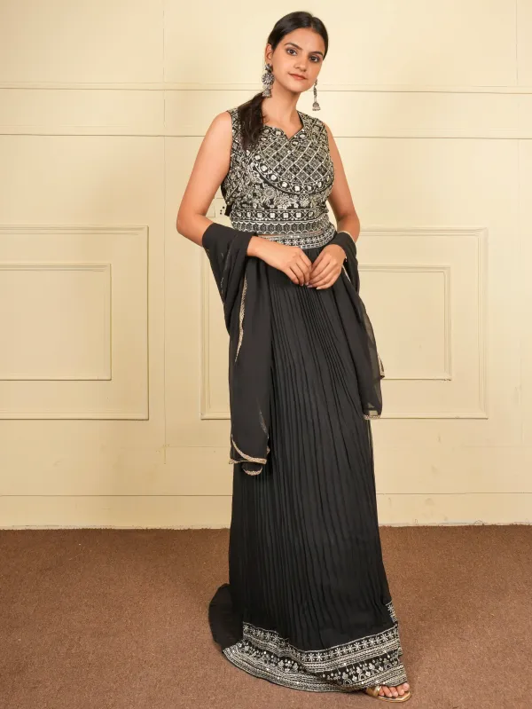 Black_Trendy_Design_Party_Wear_Co-Ord_Set_For_Women