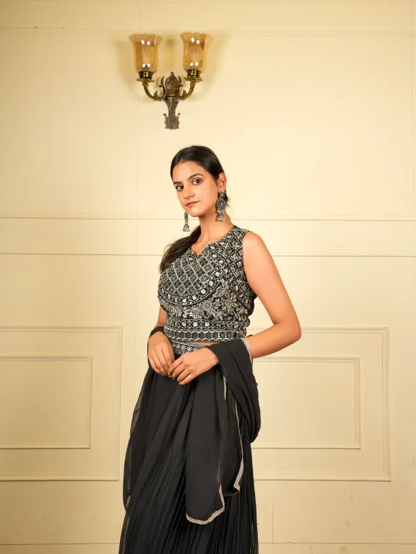 Black_Trendy_Design_Party_Wear_Co-Ord_Set_For_Women