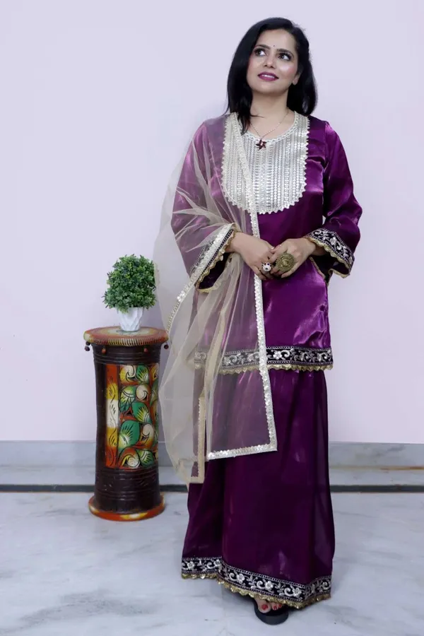 Purple_Velvet_Sharara_Set_With_Dupatta_For_Women