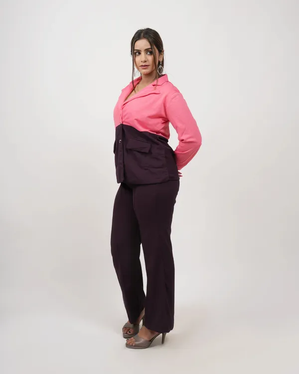 Pink_&_Black_Romansilk_Coat_Trouser_Co-Ord_Set_For_Women