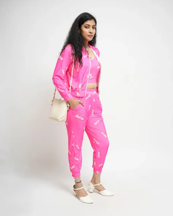 Dark_Pink_Dark_Cotton_Silk_Barbie_Co-Ord_Set_For_Women