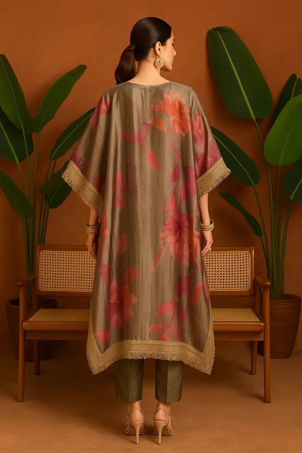 Gray_Shinal_Floral_Organza_Kaftan_With_Shimmer_Pants_Mirror_Gota_Work_Detailing_For_Women