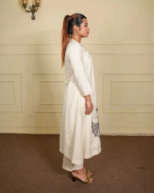Off_White_Cotton_Co-Ord_Set_With_Subtle_Thread_Detailing_For_Women