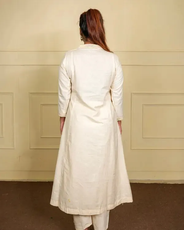 Off_White_Cotton_Co-Ord_Set_With_Subtle_Thread_Detailing_For_Women