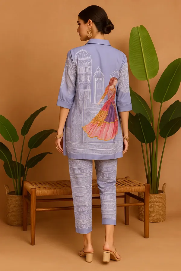 Lavender_Rayon_Ethnic_Printed_Co-Ord_Set_For_Women