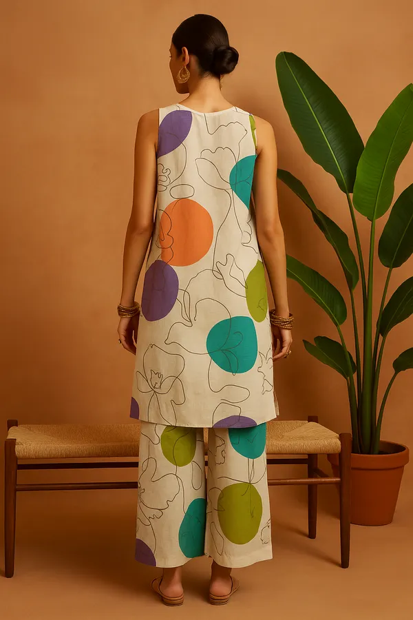 Beige_Rayon_Abstract_Print_Co-Ord_Set_For_Women