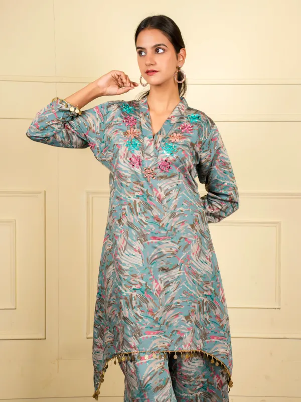 Multicolor_Stylish_Co-Ord_Set_For_Women