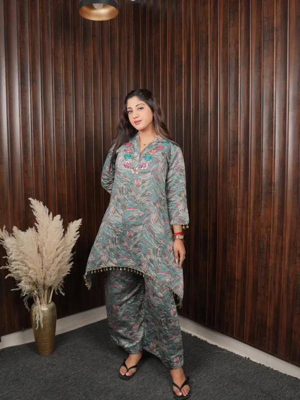 Multicolor_Stylish_Co-Ord_Set_For_Women