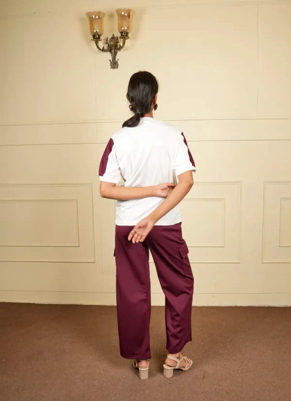 Maroon_&_White_Trending_Co-Ord_Set_For_Women