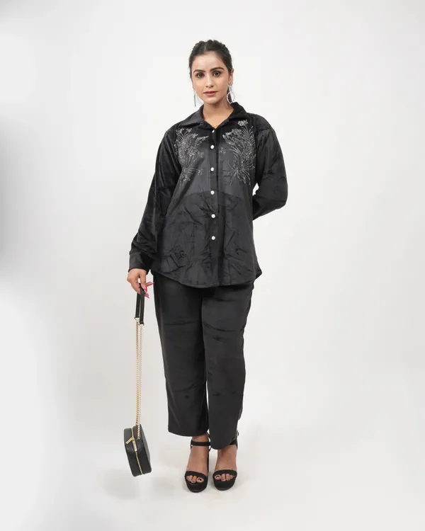 Black_Roman_Silk_Velvet_Co-Ord_Set_For_Women