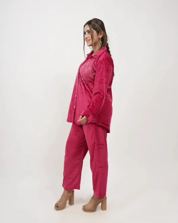 Red_Cherry_Roman_Silk_Velvet_Co-Ord_Set_For_Women