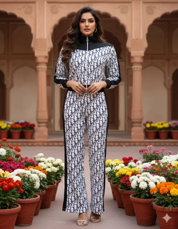 Women's_Designer_Monogram_Printed_Co-ord_Set_(Jacket_Top_+_Pants)