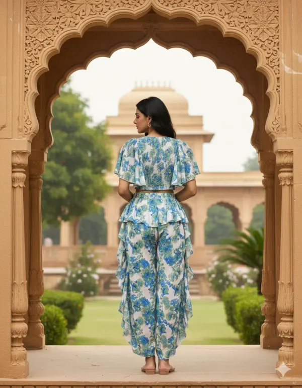 Women's_Floral_Printed_Ruffle_Co-ord_Set_(Crop_Top_+_Dhoti_Style_Pant)