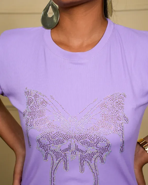 Lavender_Embellished_Butterfly_T-Shirt_Dress_For_Women