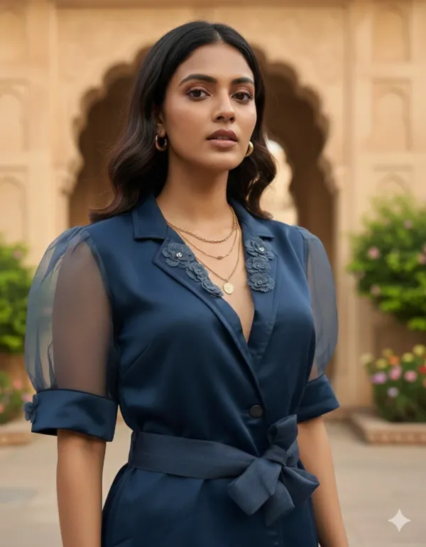 Women's_Navy_Blue_Designer_Satin_Co-ord_Set_(Top_+_Pants)