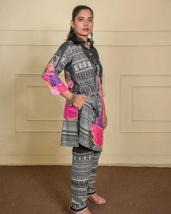 Black_Printed_Co-Ord_Set_With_Ethnic_Motif_Illustration_Detail_For_Women