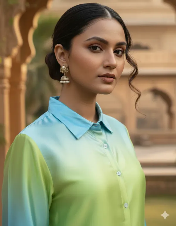Women's_Satin_Ombre_Co-ord_Set_(Shirt_+_Pant)