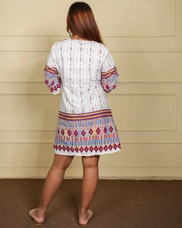 Multicolor_Solid_Cream_Straight_Kurti_With_Subtle_Embroidery_For_Women