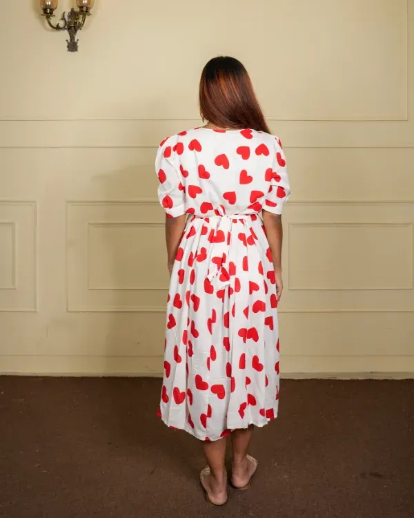 Red_Heart_Print_Casual_Dress_For_Women
