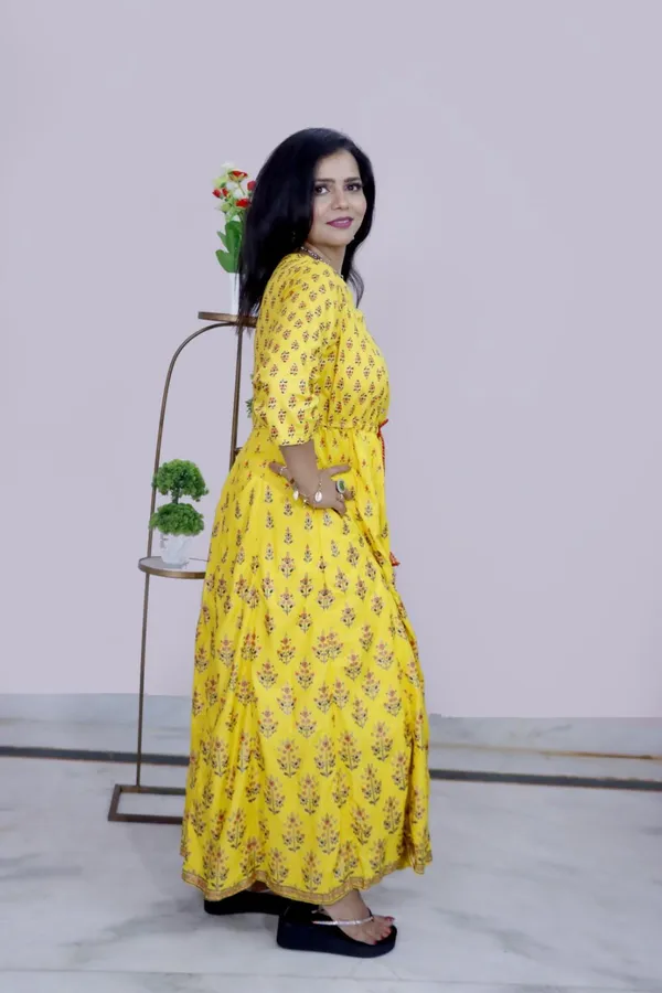 Yellow_Printed_Maxi_Gown_With_Attached_Printed_Overlay_Set_For_Women