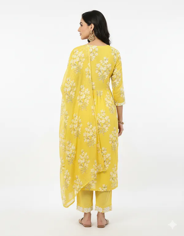 Yellow_Printed_Embroidered_Kurta_Set_With_Matching_Dupatta_For_Women