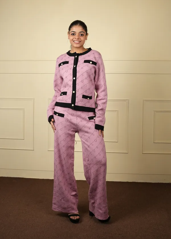 Lavender_&_Black_Coat_Trouser_Co-Ord_Set_For_Women