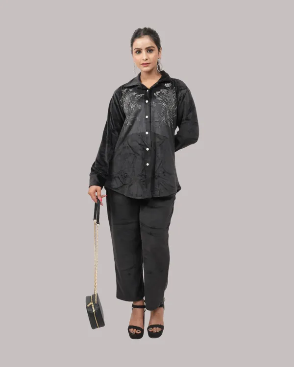Black_Roman_Silk_Velvet_Co-Ord_Set_For_Women