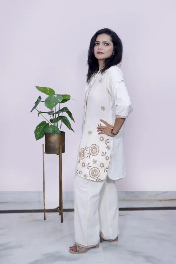 Off_White_Embroidered_Co-Ord_Set_For_Women
