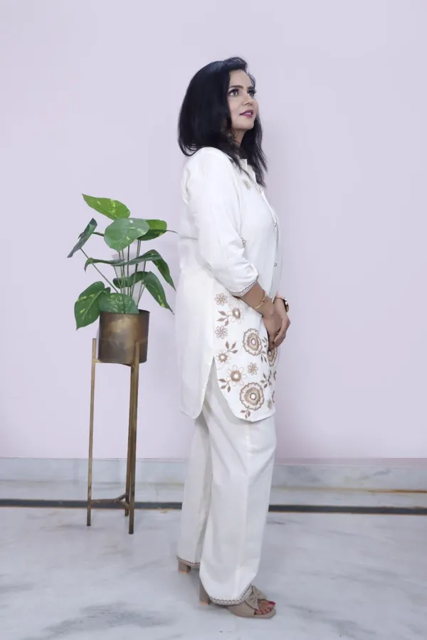Off_White_Embroidered_Co-Ord_Set_For_Women