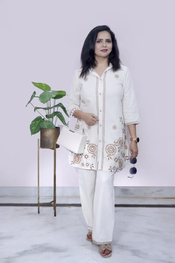 Off_White_Embroidered_Co-Ord_Set_For_Women