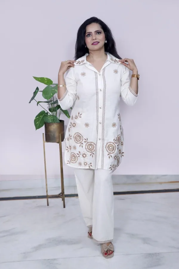 Off_White_Embroidered_Co-Ord_Set_For_Women