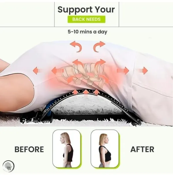 Combo_of_Adjustable_Lumbar_Back_Stretcher_&_Double_Toning_Tube_|_For_Workout