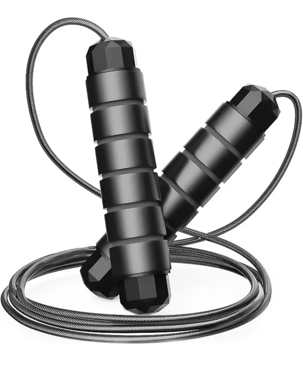 Combo_of_Core_Ab_Roller_&_Skipping_Rope_Adjustable_Speed_Skipping_Rope_|_For_Workout