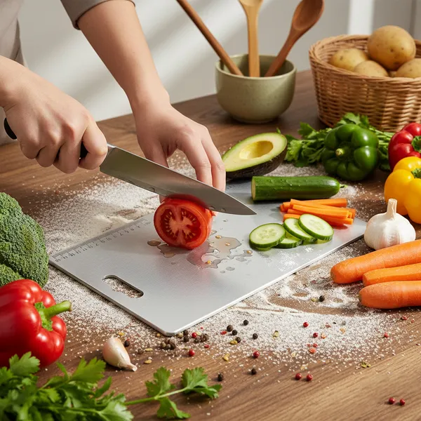 SHRAYATI_Stainless_Steel_Cutting_Board,_36L_x_25W_cm,_304_SS,_Rust-Proof,_Durable,_Non-Porous,_Modern,_Long_Lasting,_Sustainable,_Dishwasher_Safe_Chopping_Board_for_Home_&_Chef_Use
