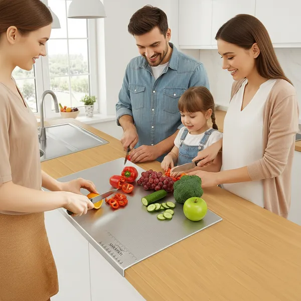 SHRAYATI_Stainless_Steel_Cutting_Board,_36L_x_31W_cm,_Countertop,_304_SS,_Rust-Proof,_Durable,_Non-Porous,_Modern,_Long_Lasting,_Sustainable,_Dishwasher_Safe_Chopping_Board_for_Home_&_Chef_Use