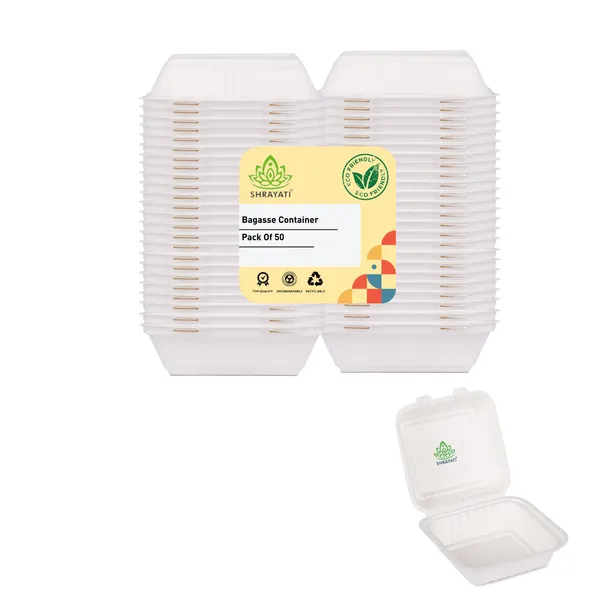 Pack_Of_50_Pieces_White_Sugarcane_Bagasse_6_X_6_Inch_Burger_Boxes