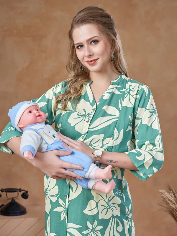 Women's_Floral_Maternity_Dress__Soft_Cotton_Rayon_Blend,_Lightweight,_Flowy_for_Everyday_&_Casual_Wear