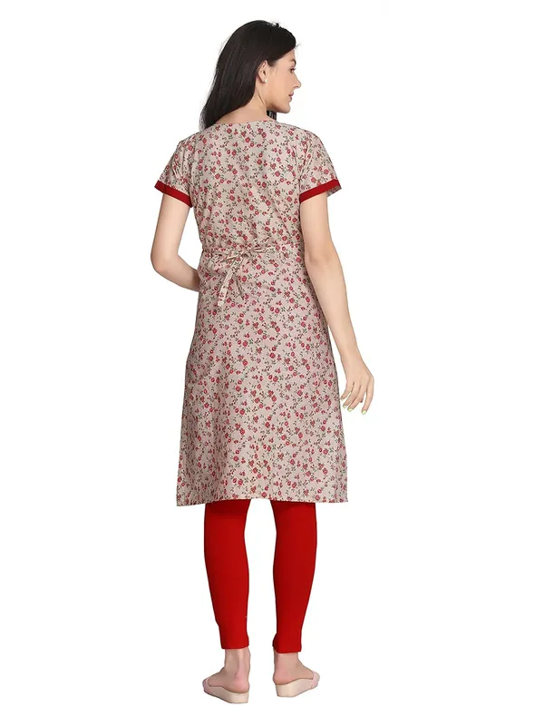 Red_Nursing_Kurti_For_Feeding_Printed_Maternity_Kurti_With_Zipper_For_Post_Pregancy_Breast_Feeding_Cotton_Rayon_For_Women